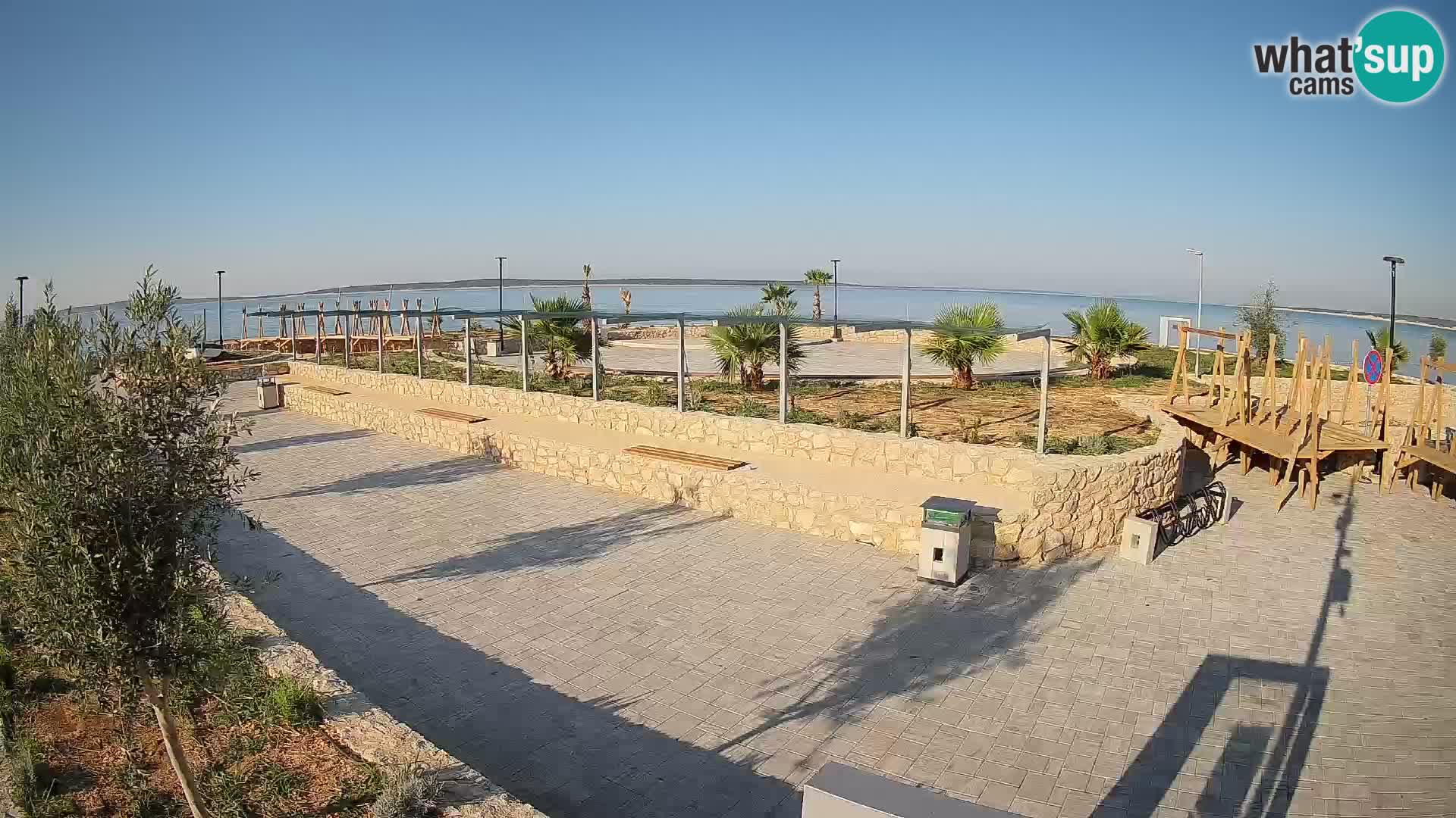 Webcam Mandre – Escenario de verano Velika điga | Isla de Pag