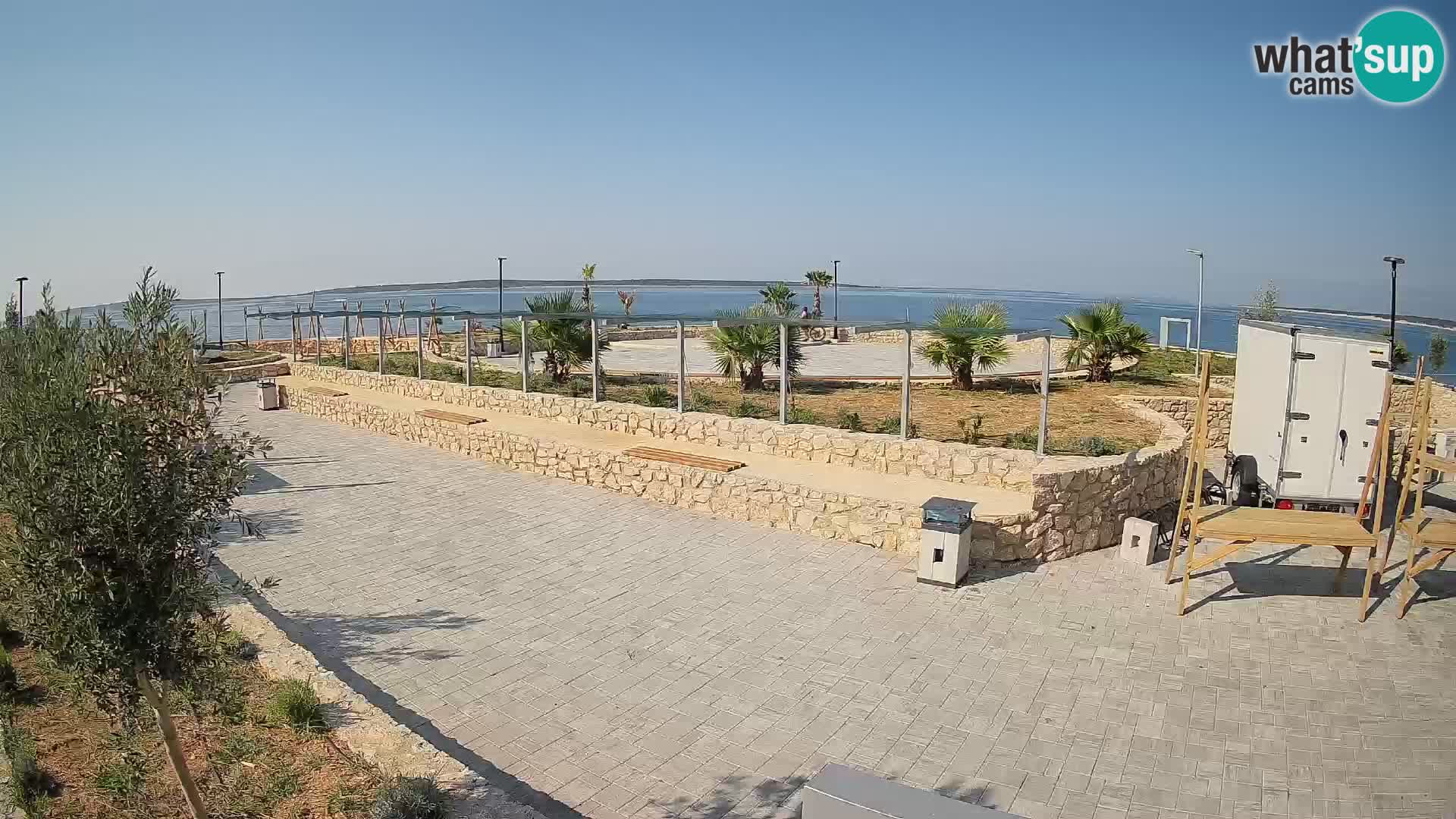 Webcam Mandre – Scène estivale Velika điga | Île de Pag