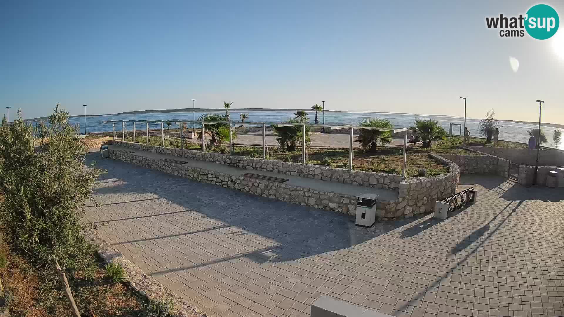 Webcam Mandre – Escenario de verano Velika điga | Isla de Pag