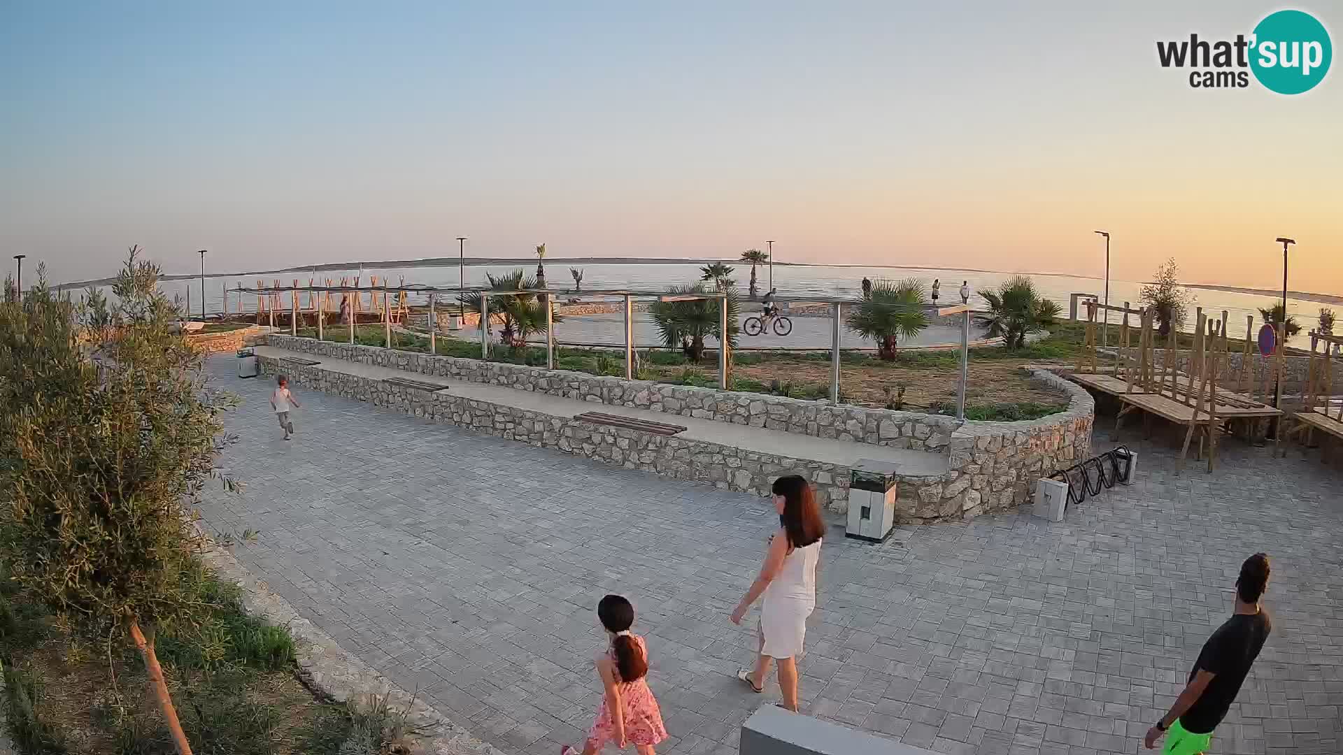 Webcam Mandre – Scène estivale Velika điga | Île de Pag