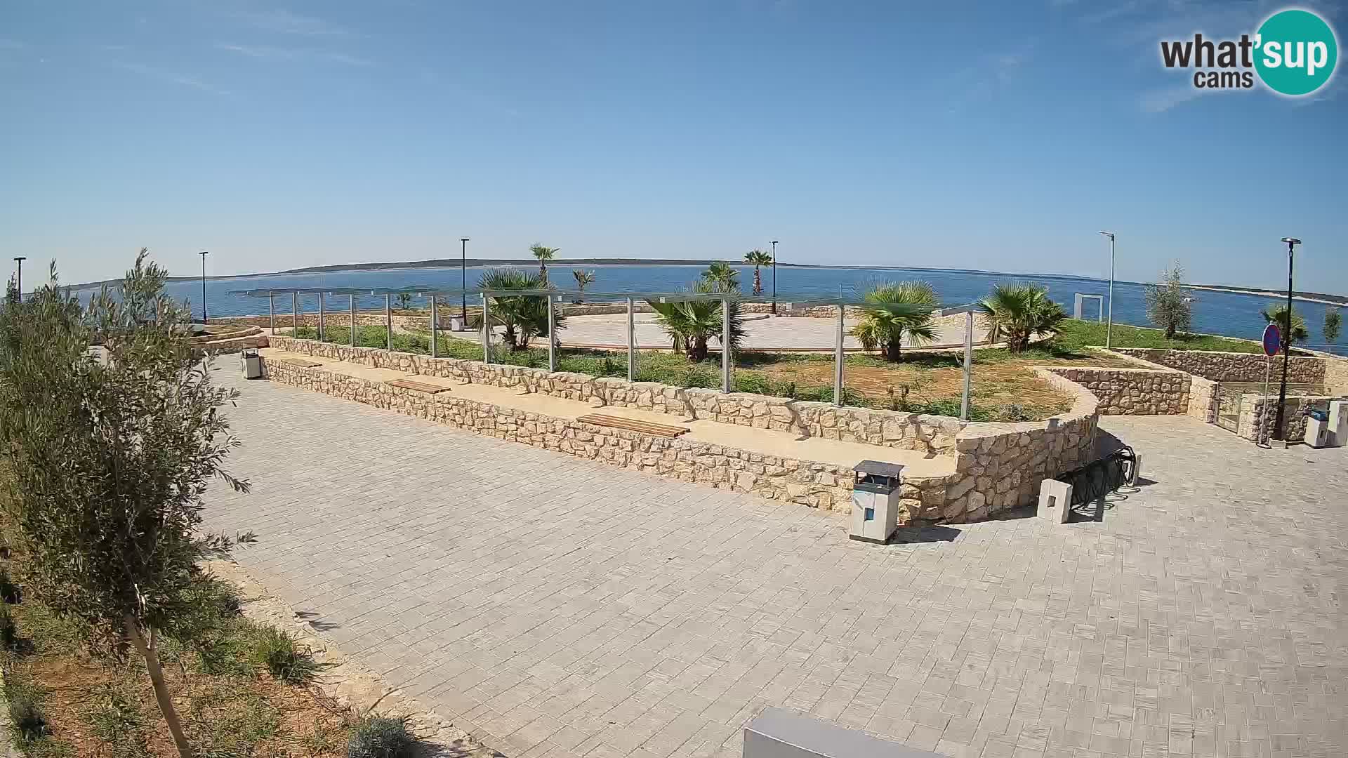 Mandre Summer Stage Webcam – Velika điga | Pag Island