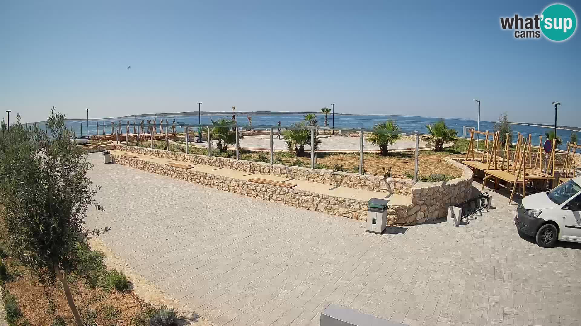 Webcam Mandre – Scène estivale Velika điga | Île de Pag