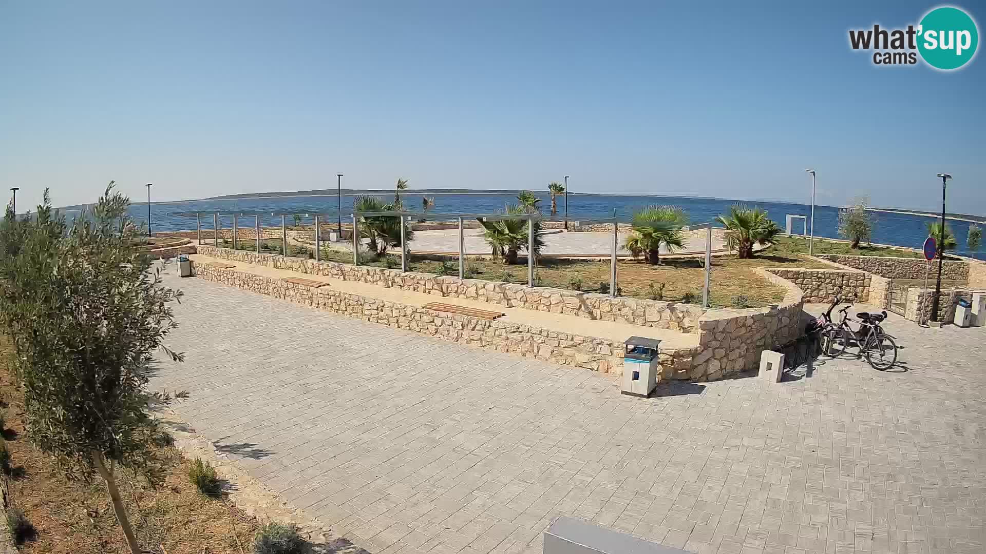 Webcam Mandre – Scène estivale Velika điga | Île de Pag