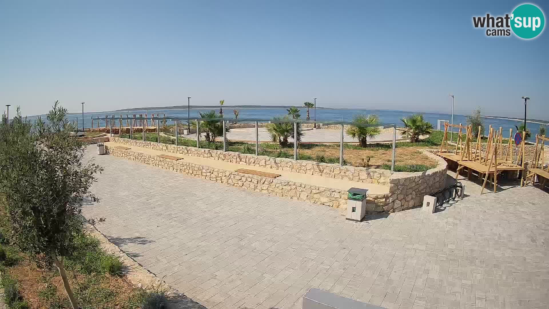 Webcam Mandre – Scène estivale Velika điga | Île de Pag