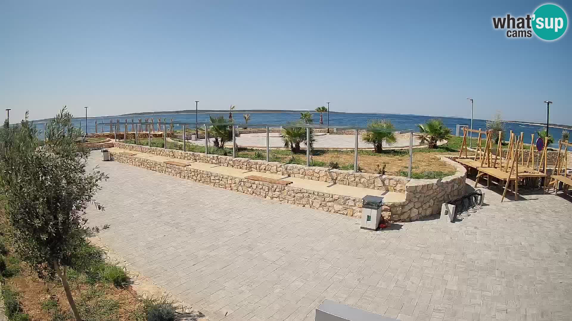 Webcam Mandre – Palco estivo Velika điga | Isola di Pag