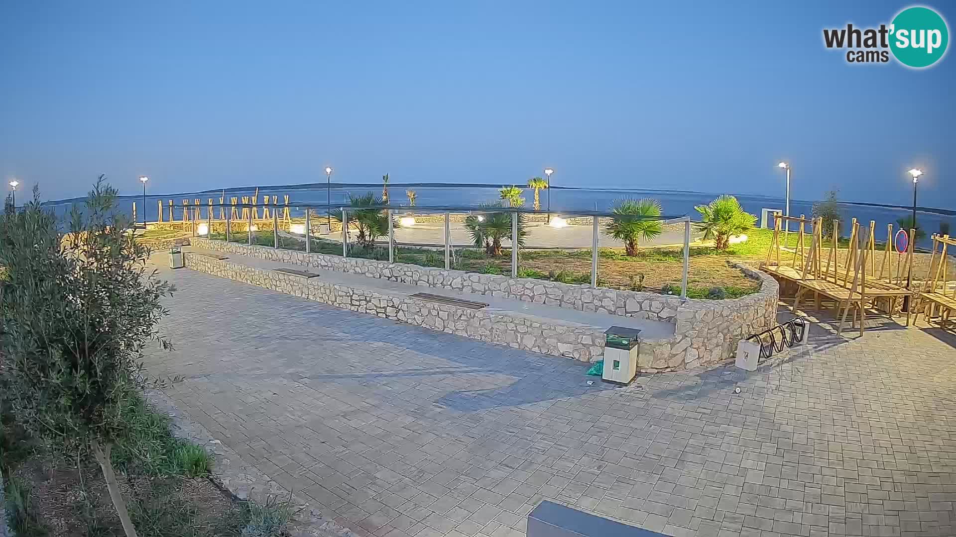 Webcam Mandre – Palco estivo Velika điga | Isola di Pag