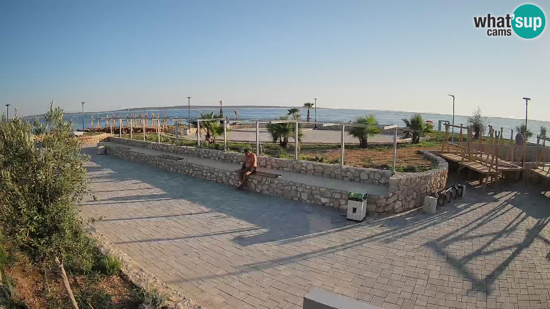 Webcam Mandre – Palco estivo Velika điga | Isola di Pag