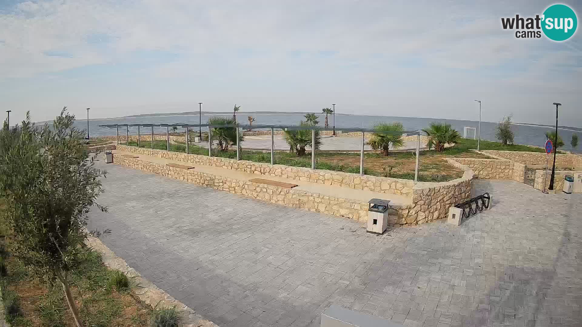 Webcam Mandre – Scène estivale Velika điga | Île de Pag