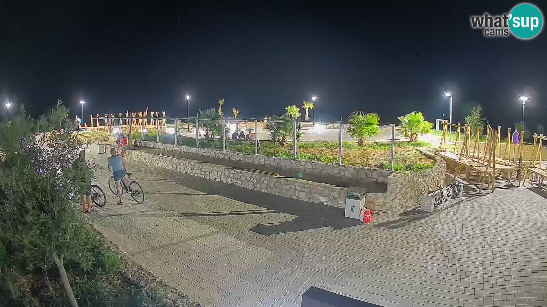 Mandre Summer Stage Webcam – Velika điga | Pag Island