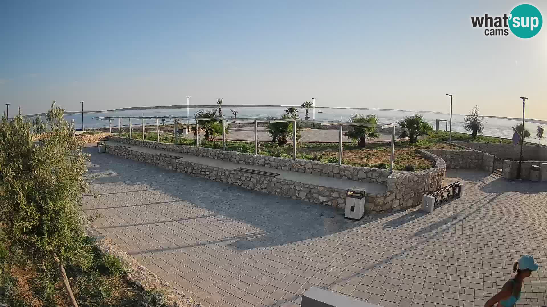 Webcam Mandre – Escenario de verano Velika điga | Isla de Pag