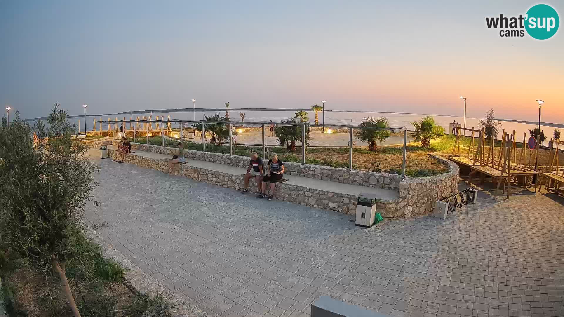 Webcam Mandre – Scène estivale Velika điga | Île de Pag