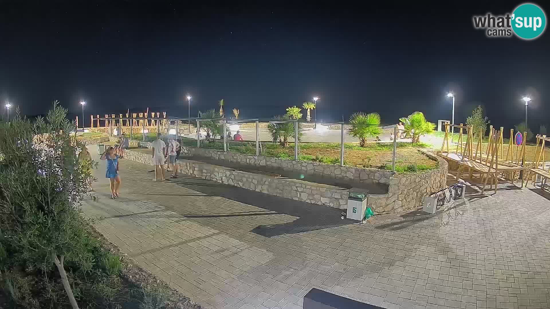 Webcam Mandre – Scène estivale Velika điga | Île de Pag
