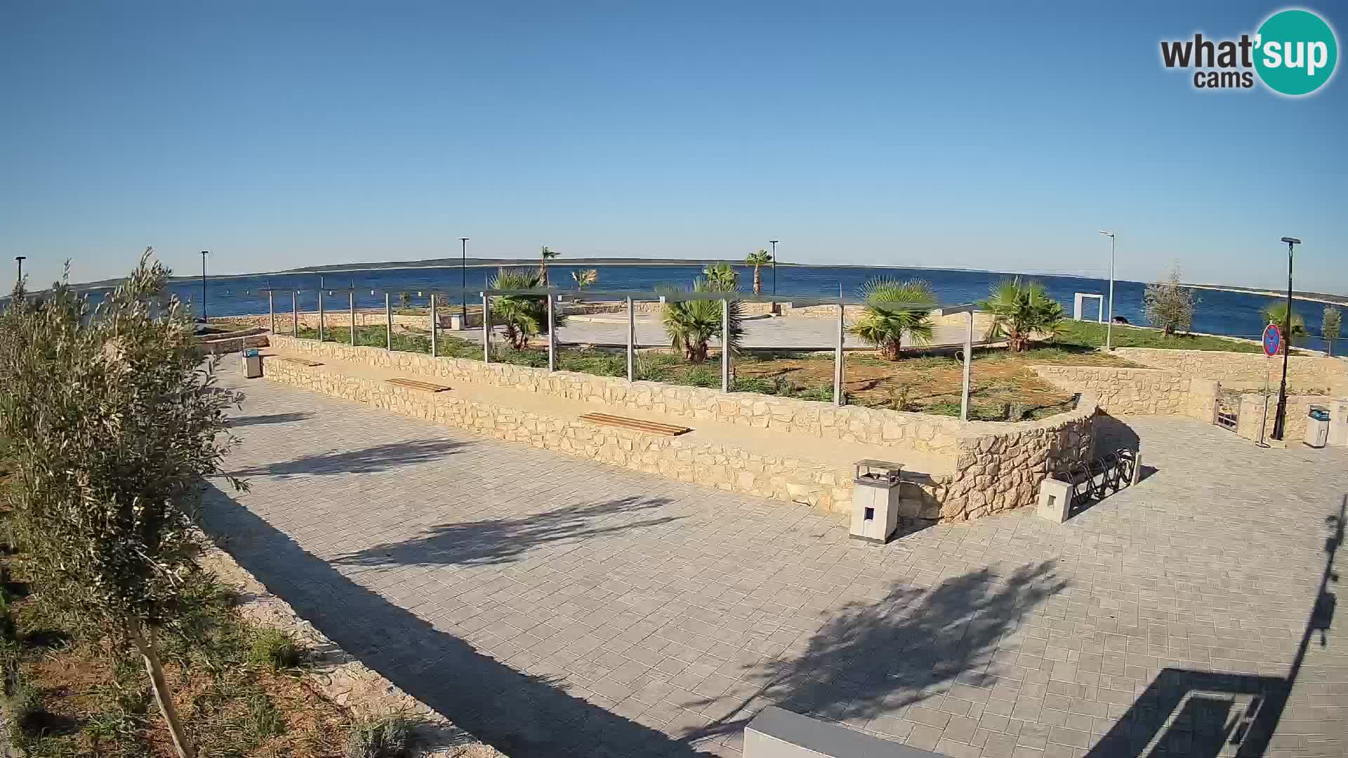 Webcam Mandre – Scène estivale Velika điga | Île de Pag