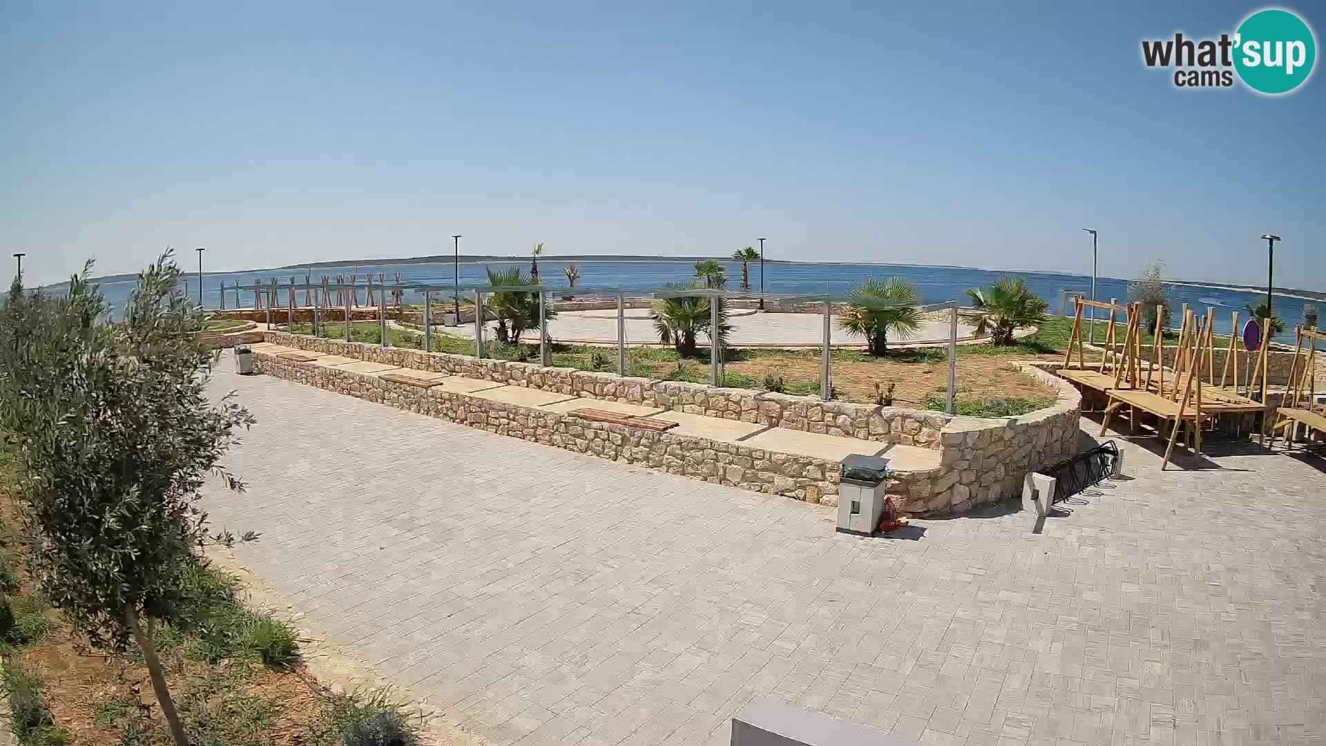 Webcam Mandre – Scène estivale Velika điga | Île de Pag