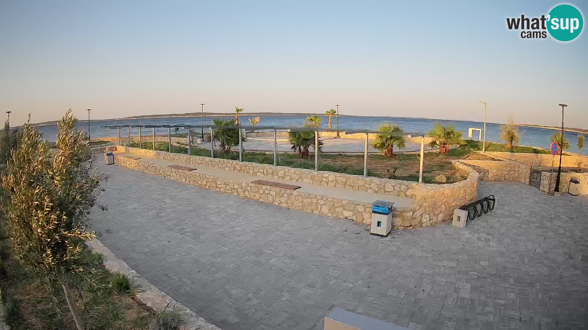 Webcam Mandre – Scène estivale Velika điga | Île de Pag