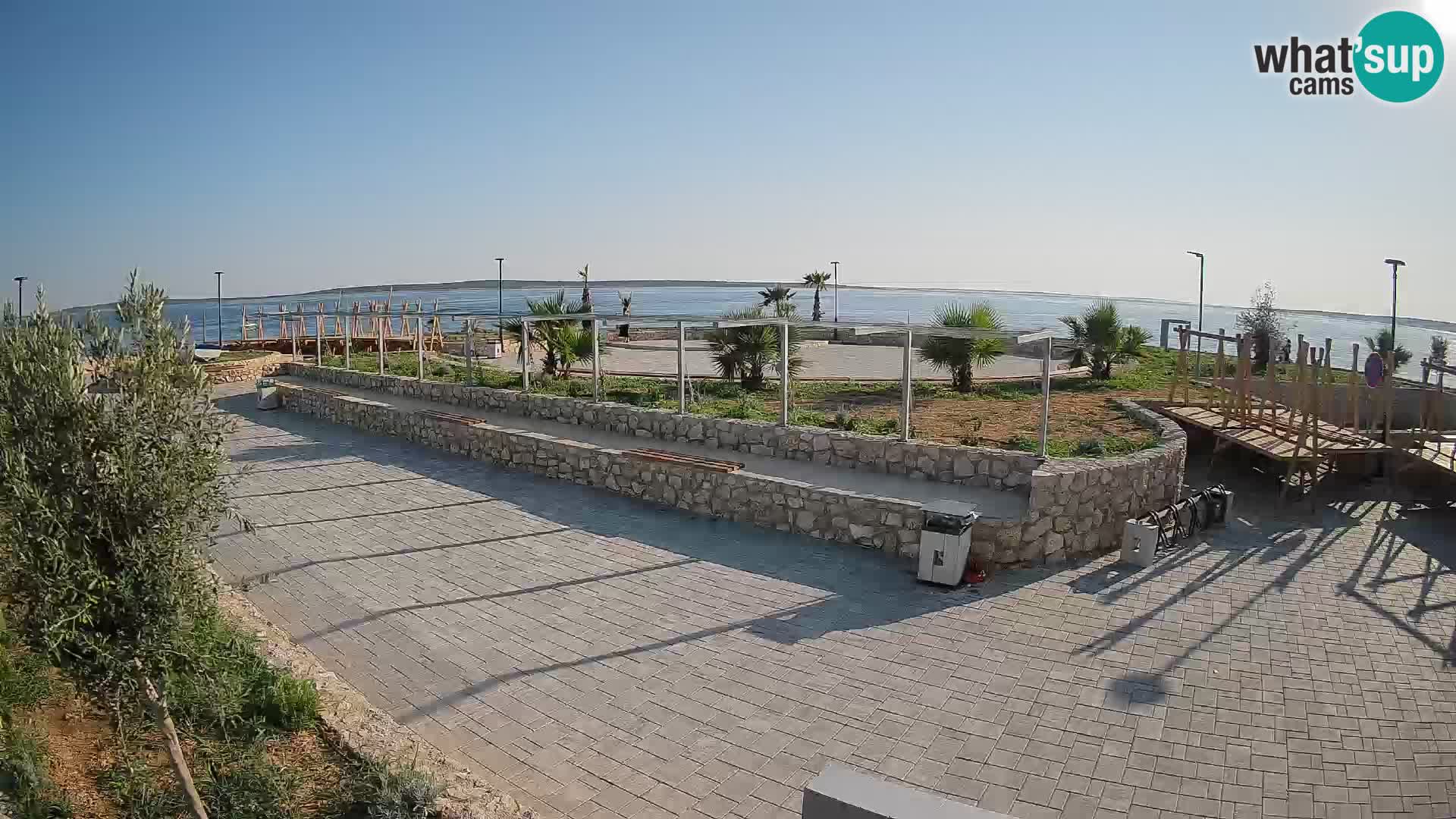 Mandre Summer Stage Webcam – Velika điga | Pag Island