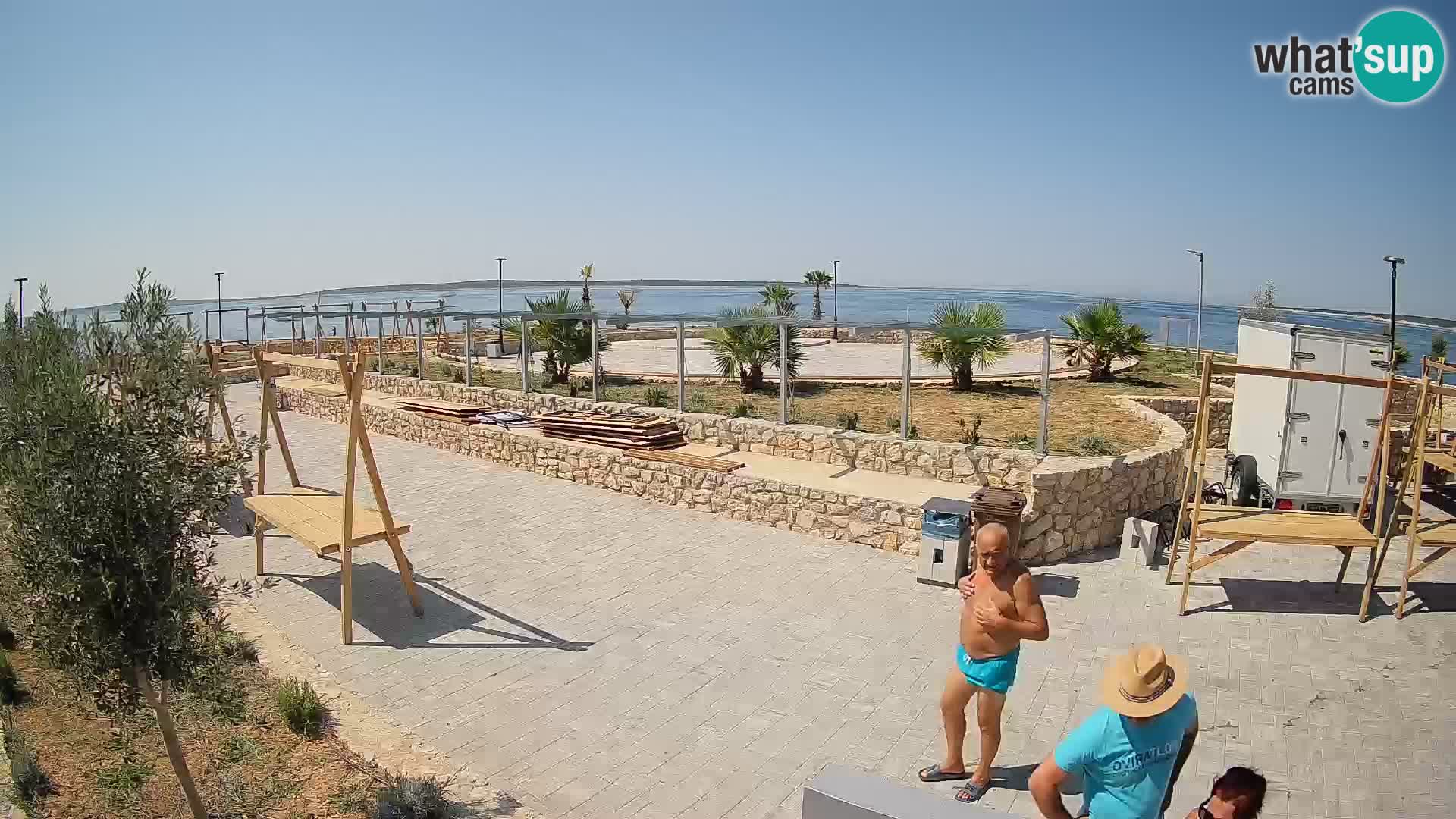 Mandre Sommerbühne Webcam – Velika điga | Insel Pag