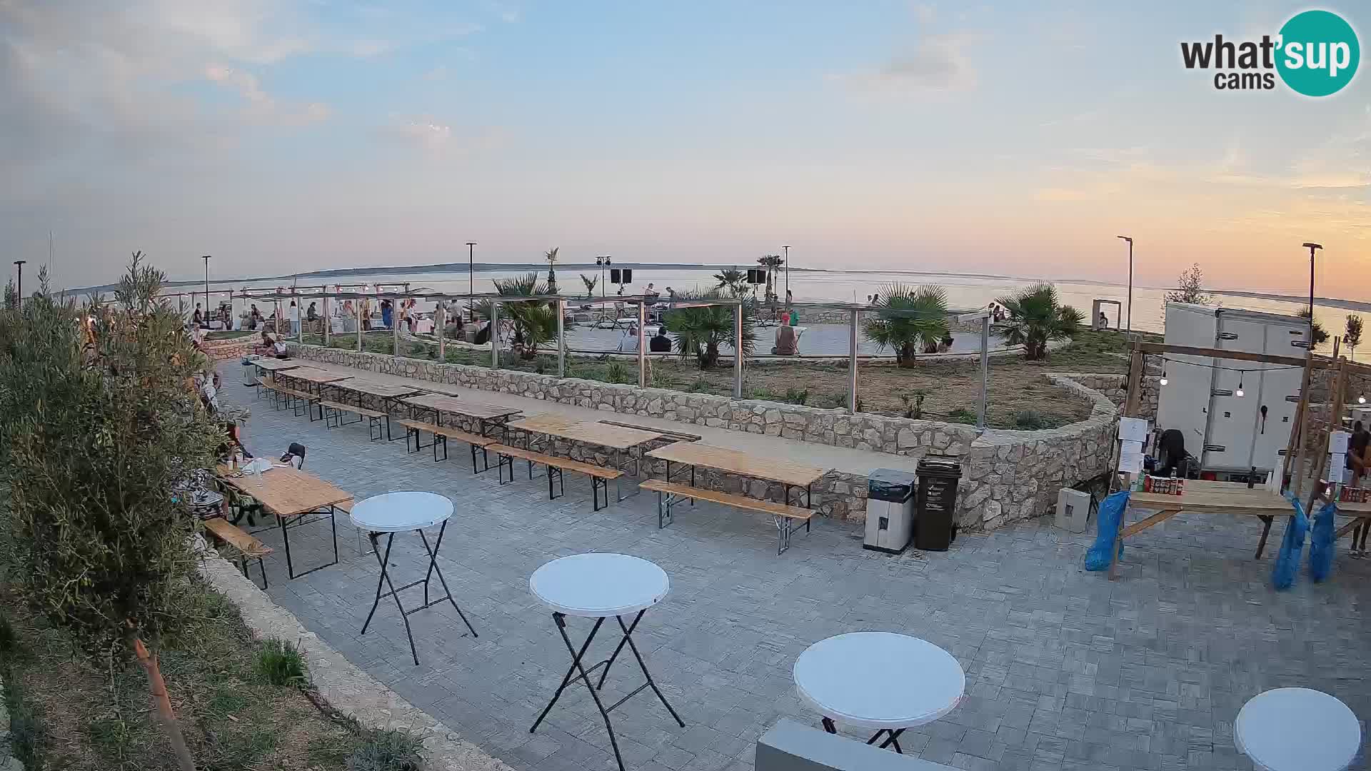 Webcam Mandre – Palco estivo Velika điga | Isola di Pag