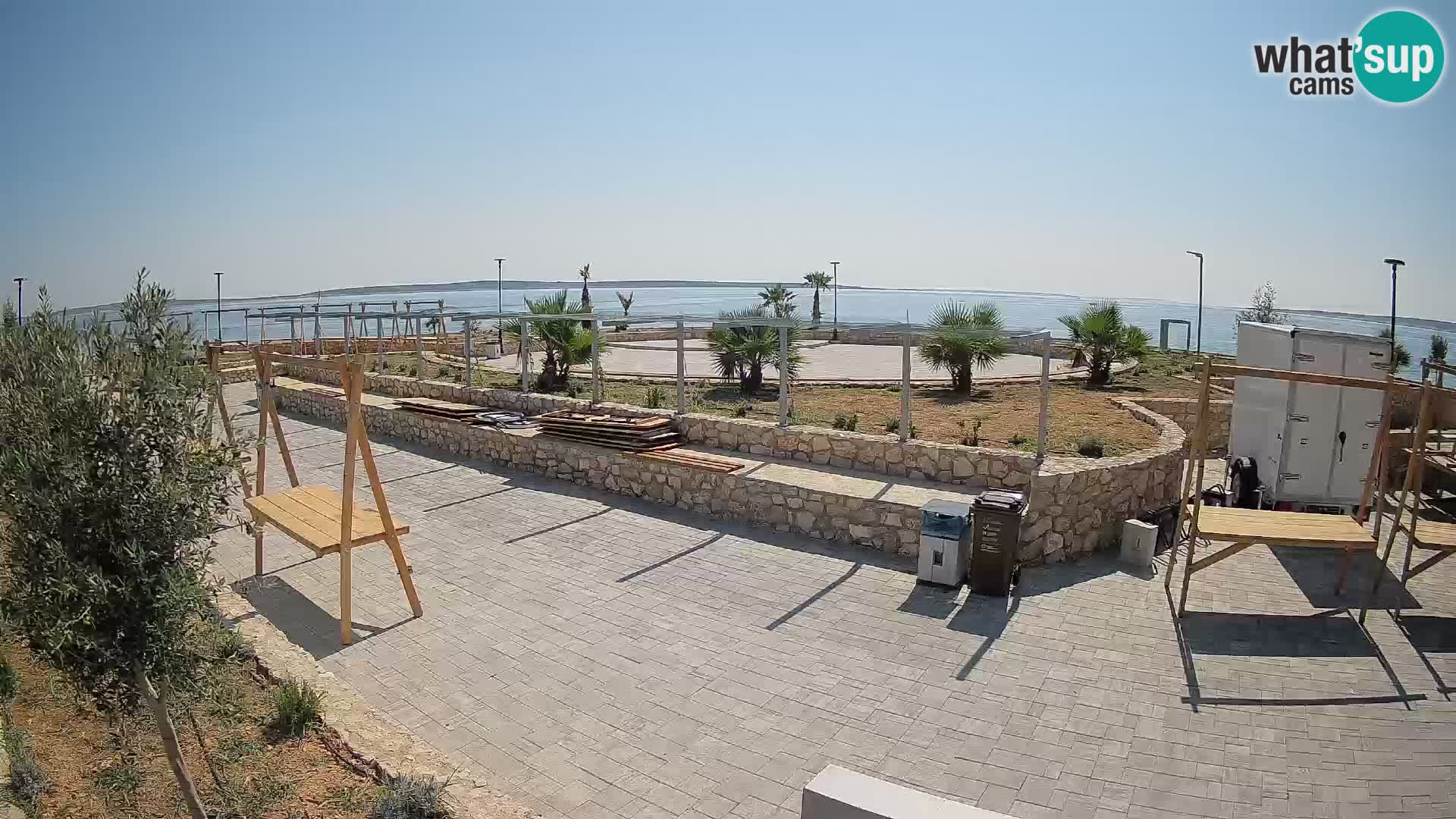 Webcam Mandre – Scène estivale Velika điga | Île de Pag