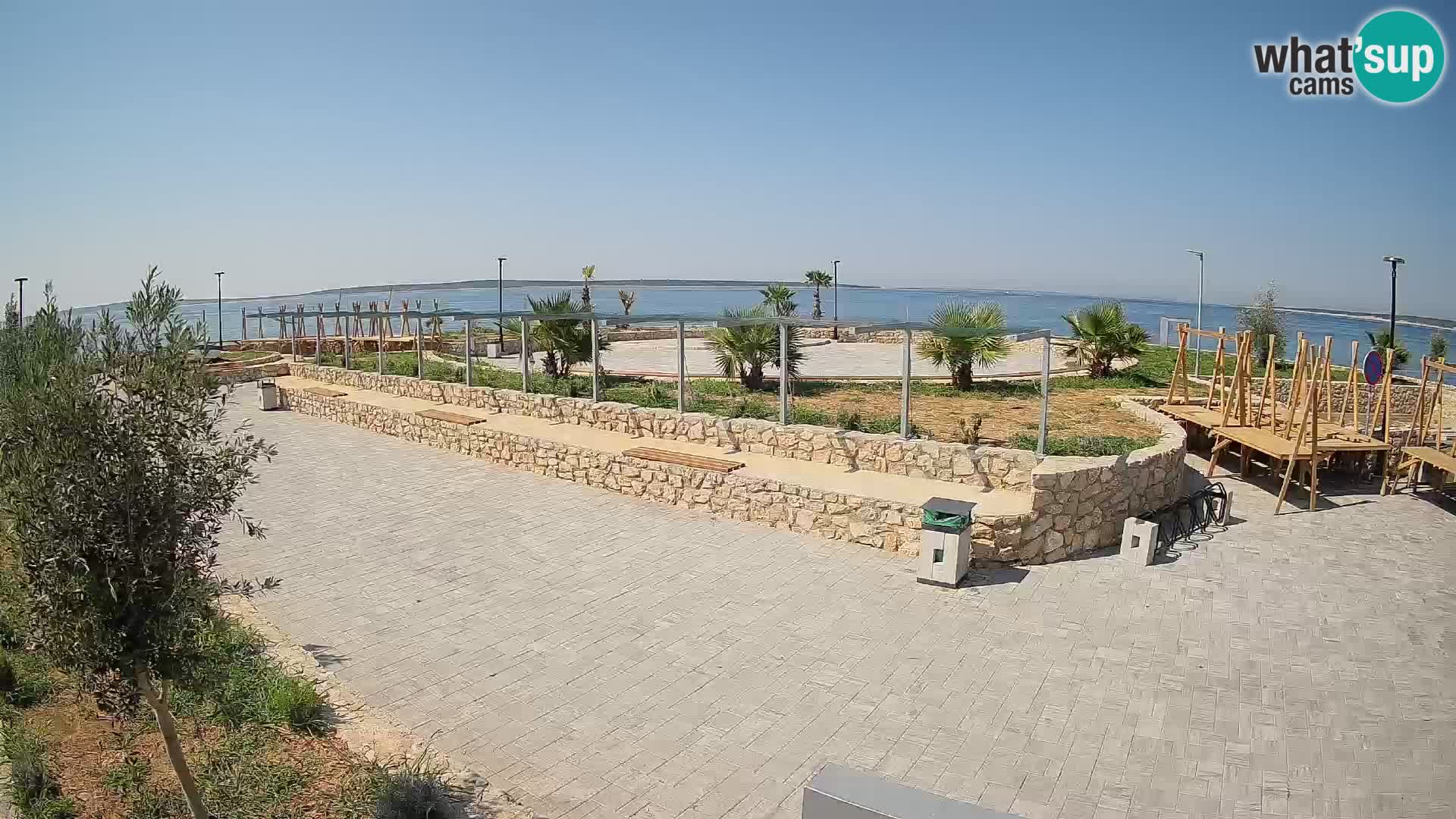 Mandre Summer Stage Webcam – Velika điga | Pag Island
