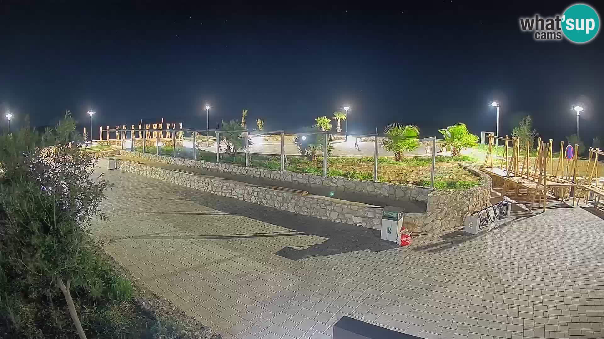 Webcam Mandre – Scène estivale Velika điga | Île de Pag