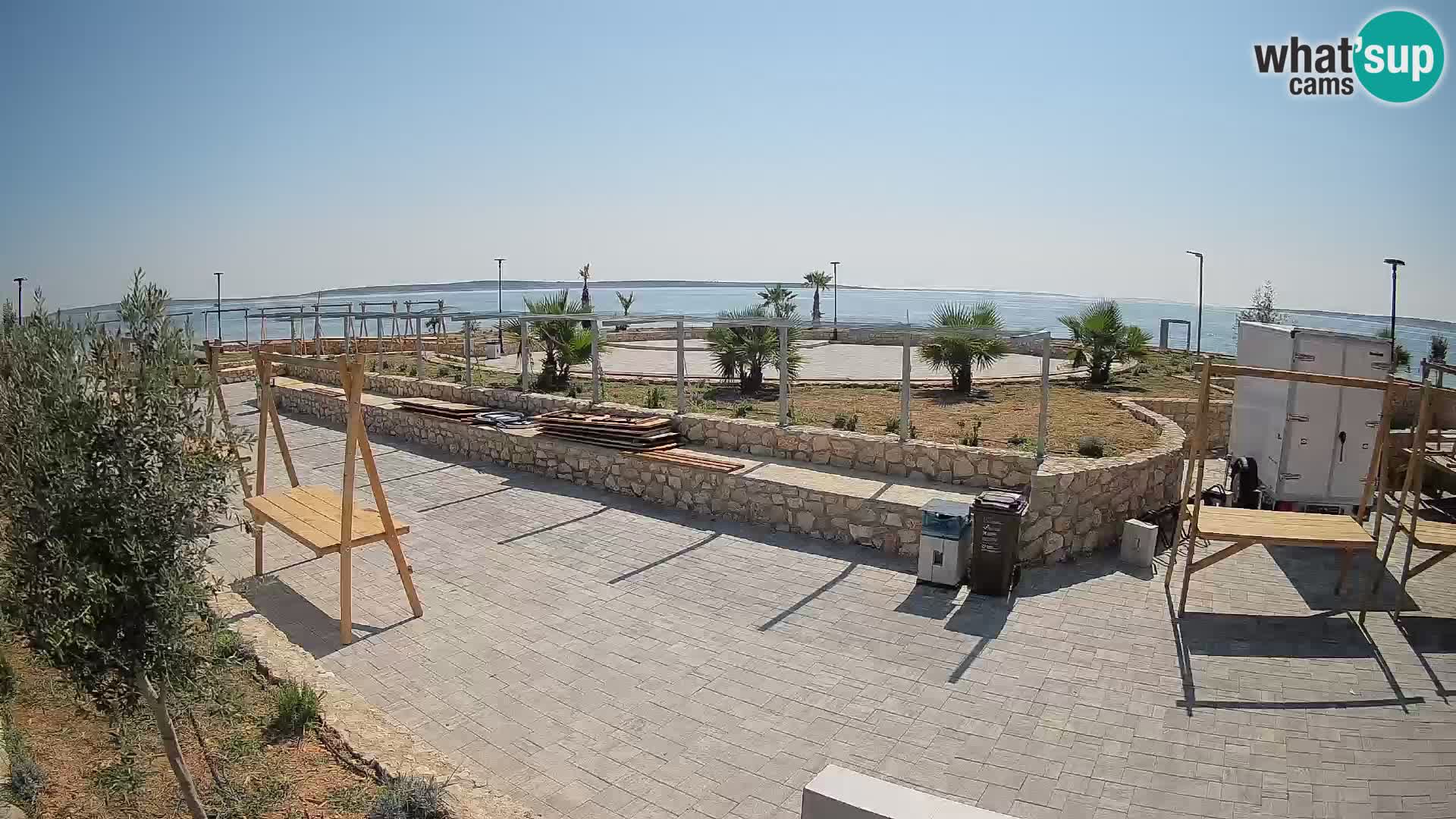 Mandre Summer Stage Webcam – Velika điga | Pag Island