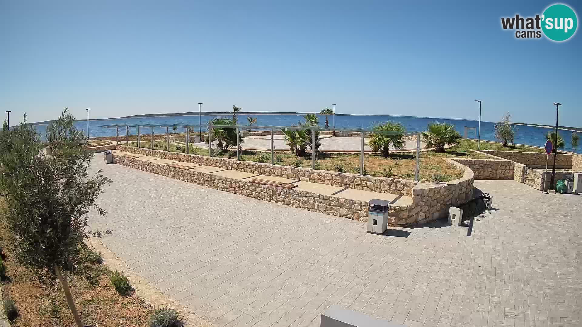 Mandre Summer Stage Webcam – Velika điga | Pag Island