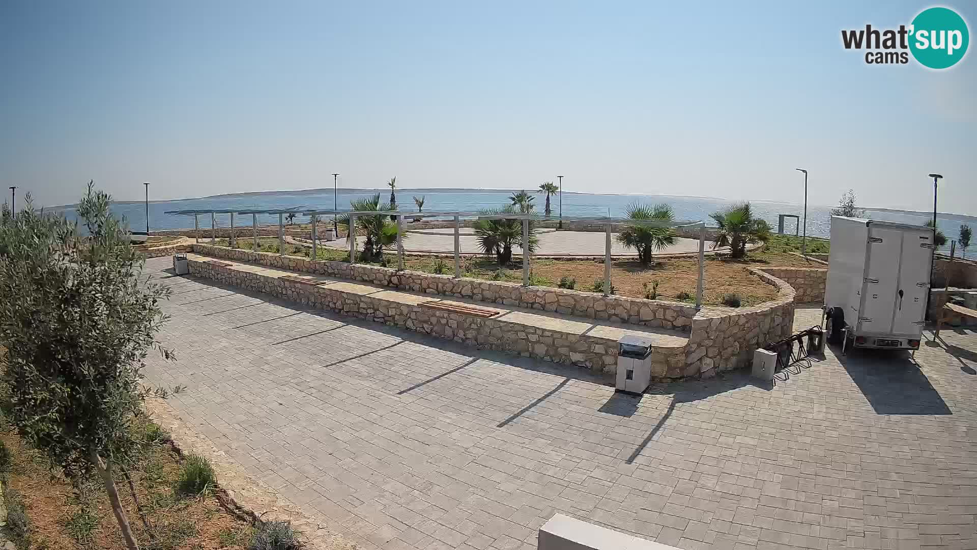 Webcam Mandre – Palco estivo Velika điga | Isola di Pag