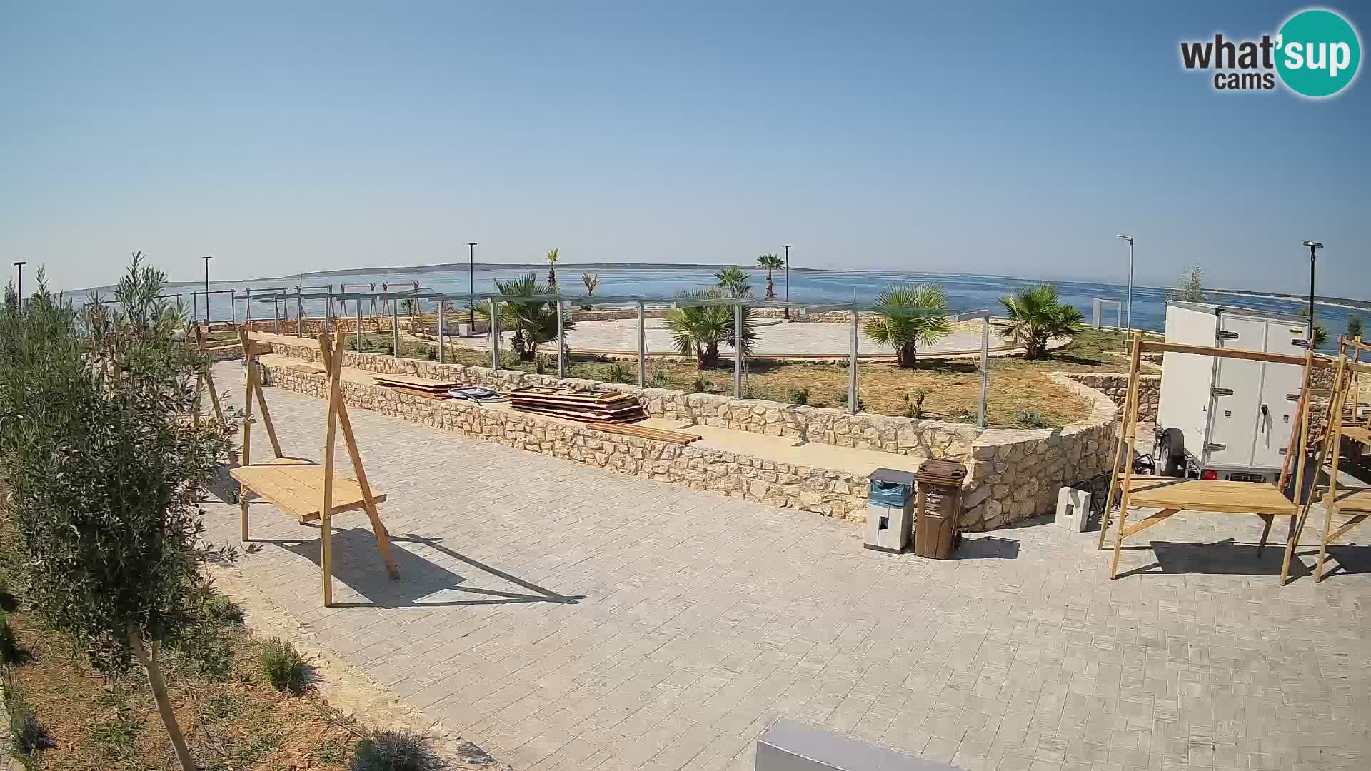 Webcam Mandre – Palco estivo Velika điga | Isola di Pag