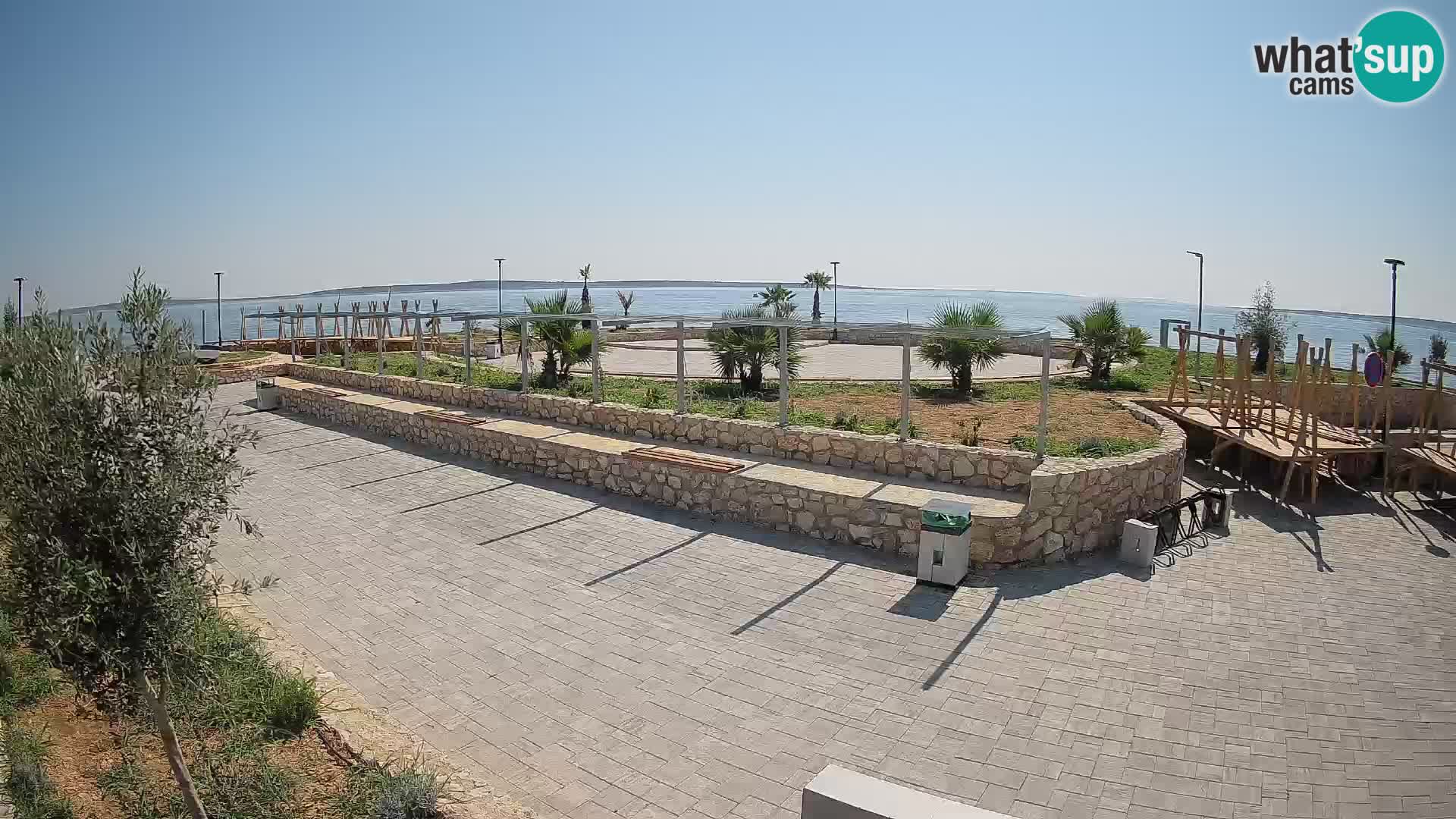 Mandre Summer Stage Webcam – Velika điga | Pag Island