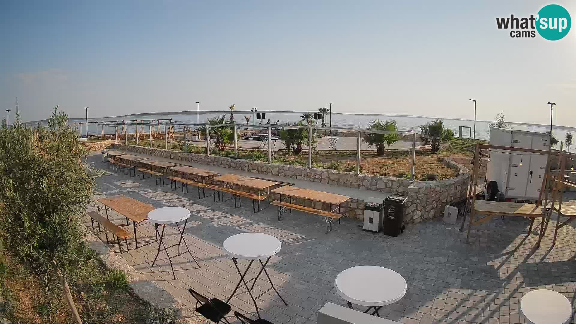 Webcam Mandre – Escenario de verano Velika điga | Isla de Pag