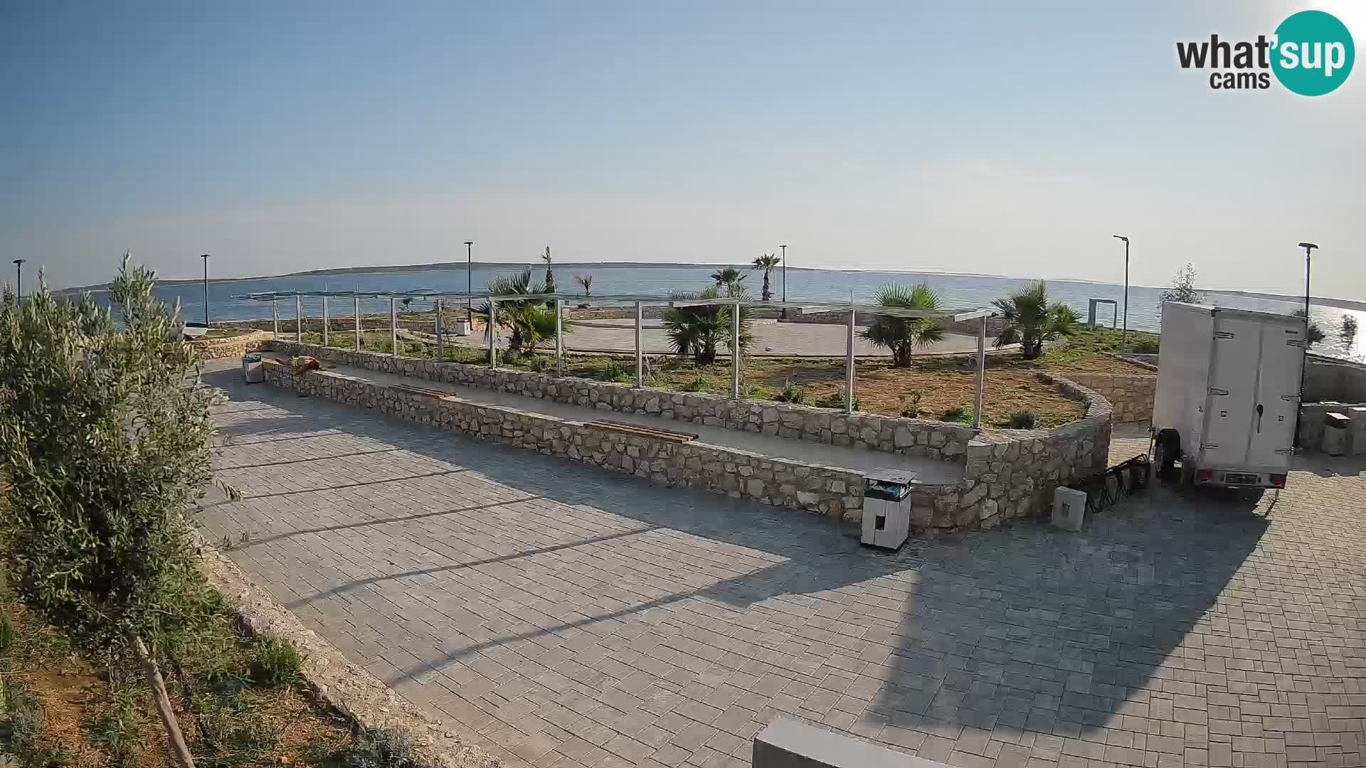 Webcam Mandre – Scène estivale Velika điga | Île de Pag