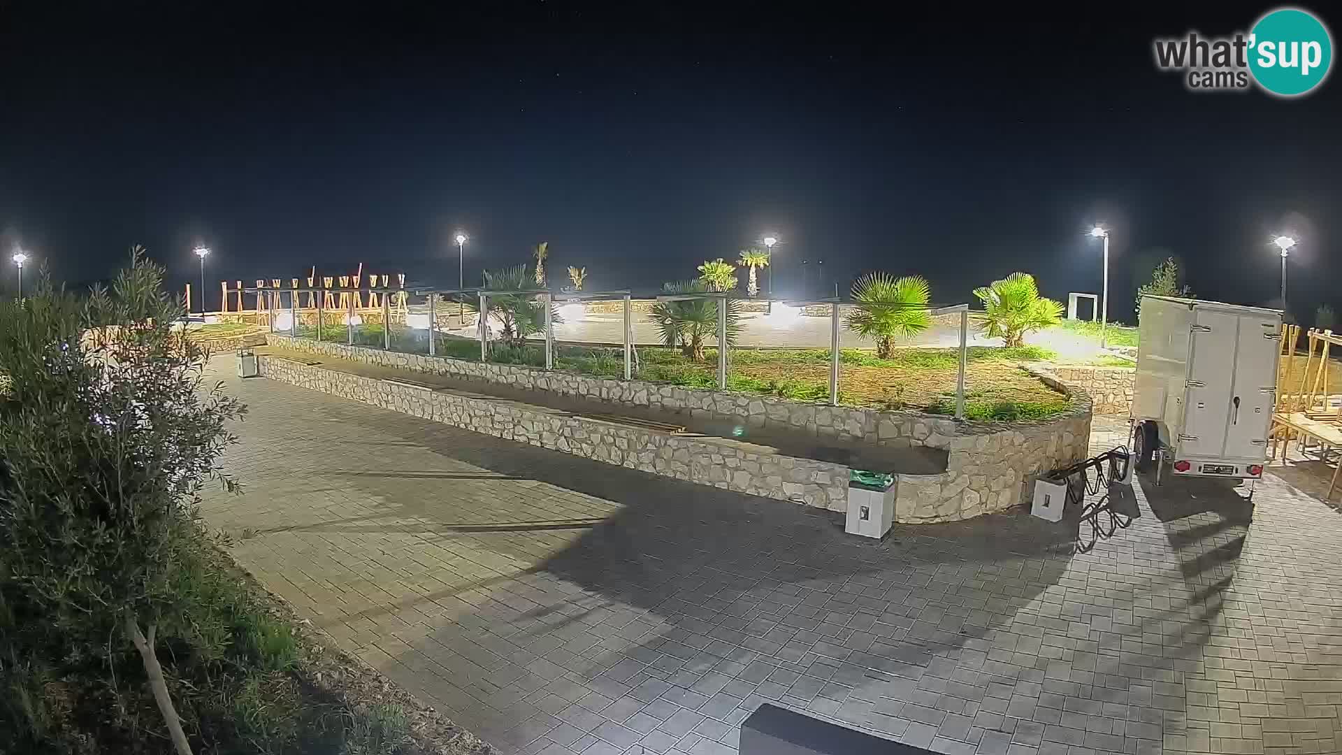 Webcam Mandre – Scène estivale Velika điga | Île de Pag