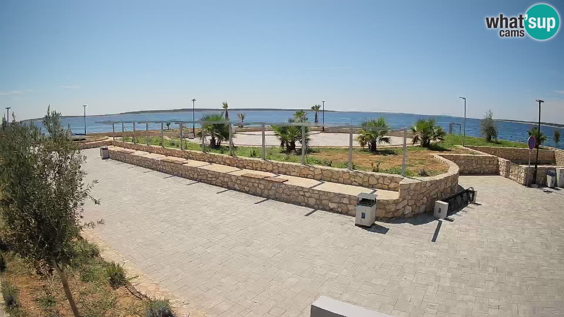 Mandre Summer Stage Webcam – Velika điga | Pag Island