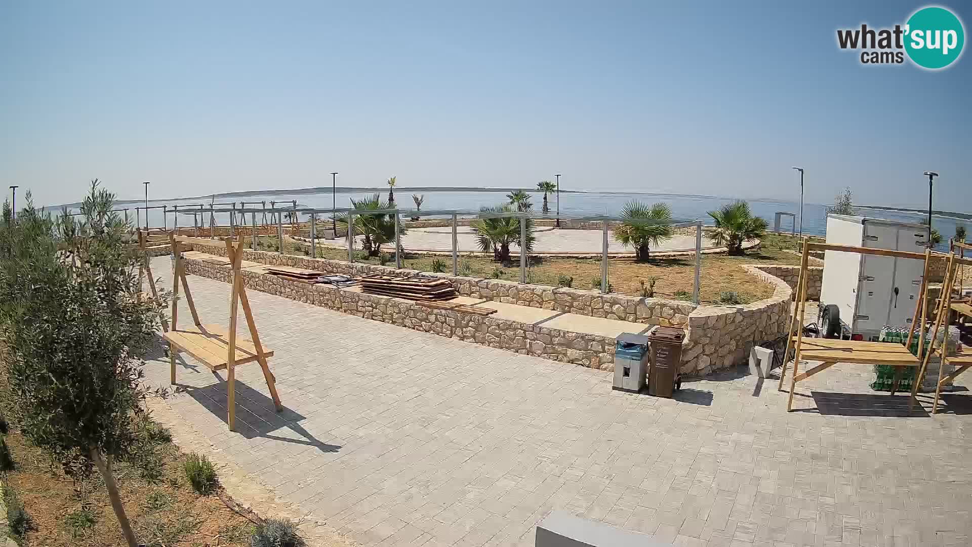 Mandre Summer Stage Webcam – Velika điga | Pag Island