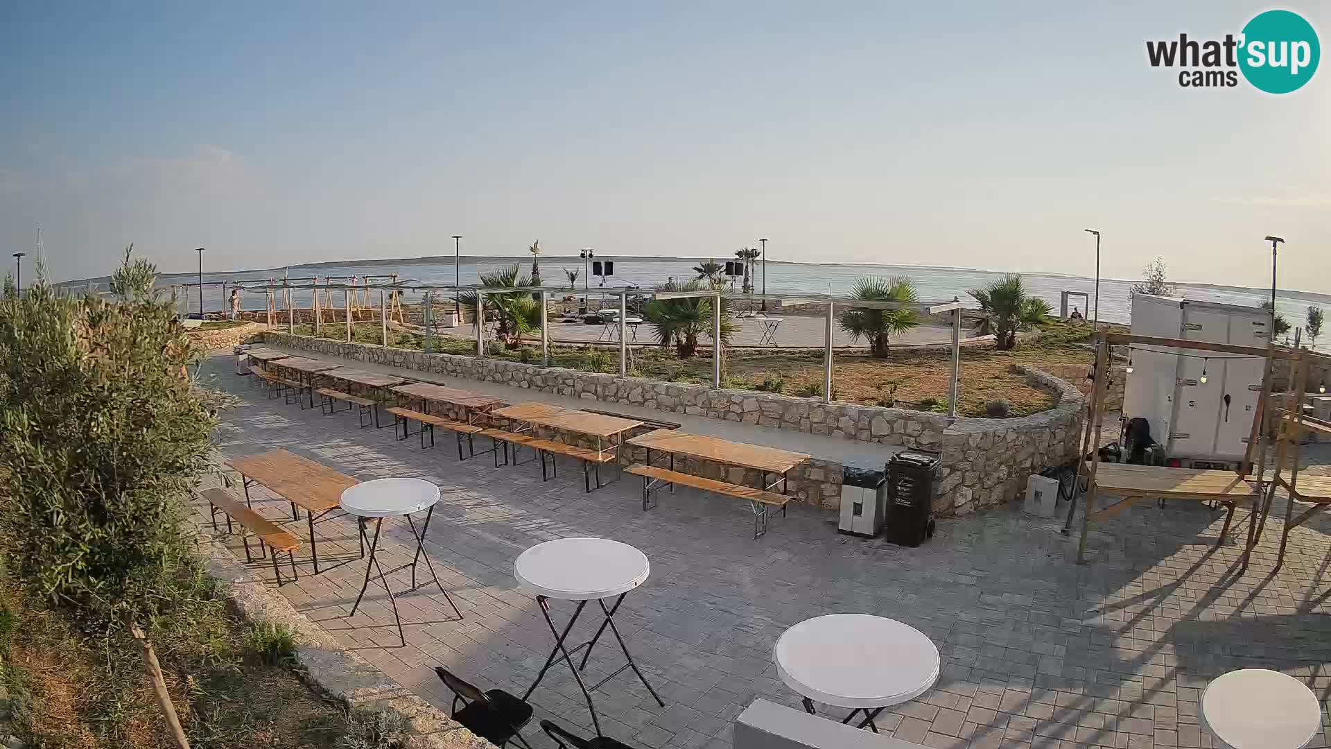 Webcam Mandre – Escenario de verano Velika điga | Isla de Pag