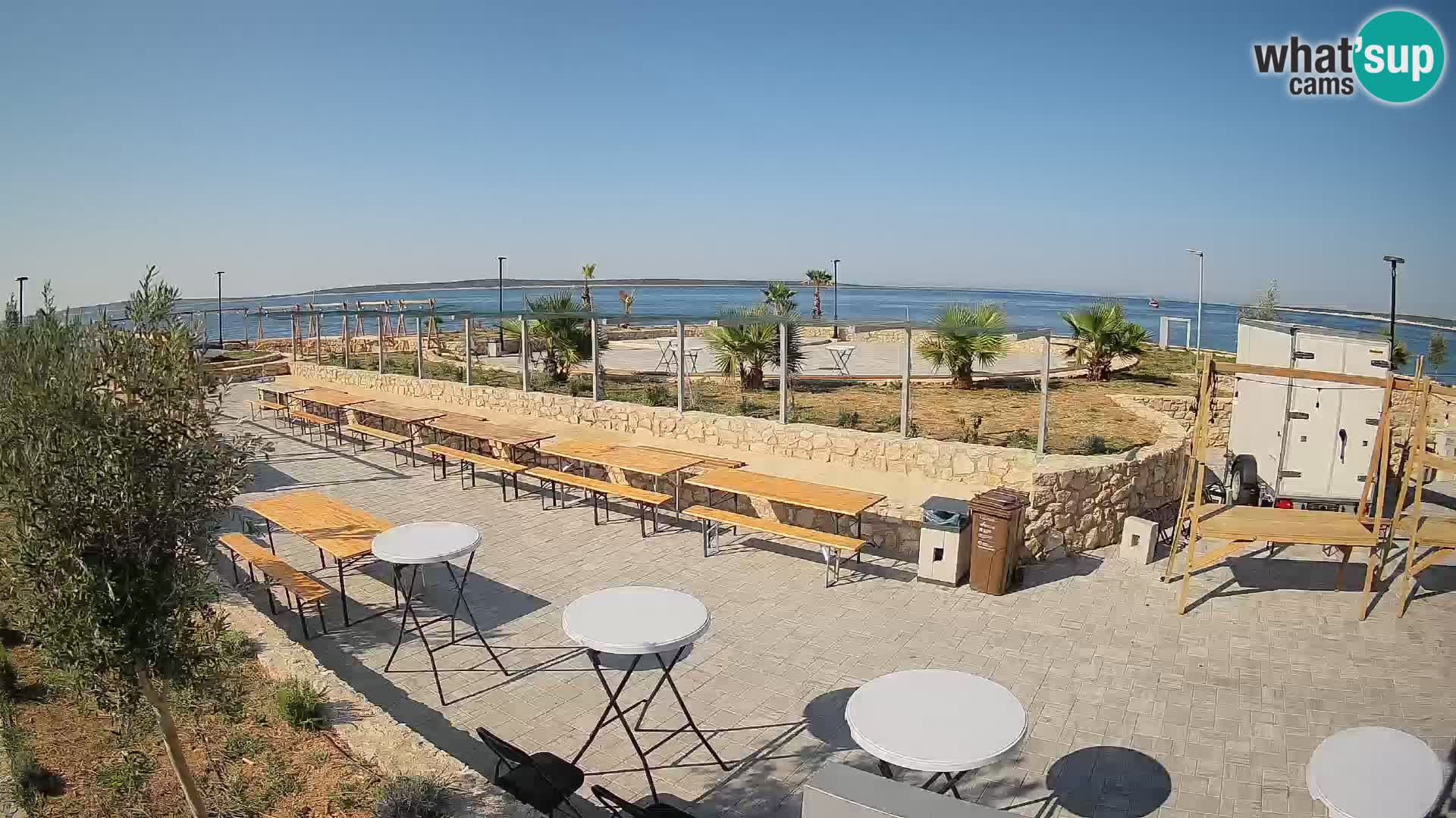 Mandre Sommerbühne Webcam – Velika điga | Insel Pag