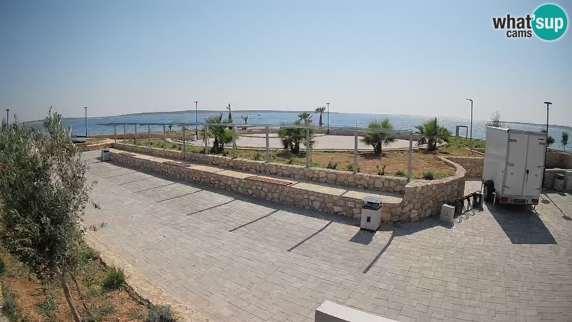 Webcam Mandre – Scène estivale Velika điga | Île de Pag