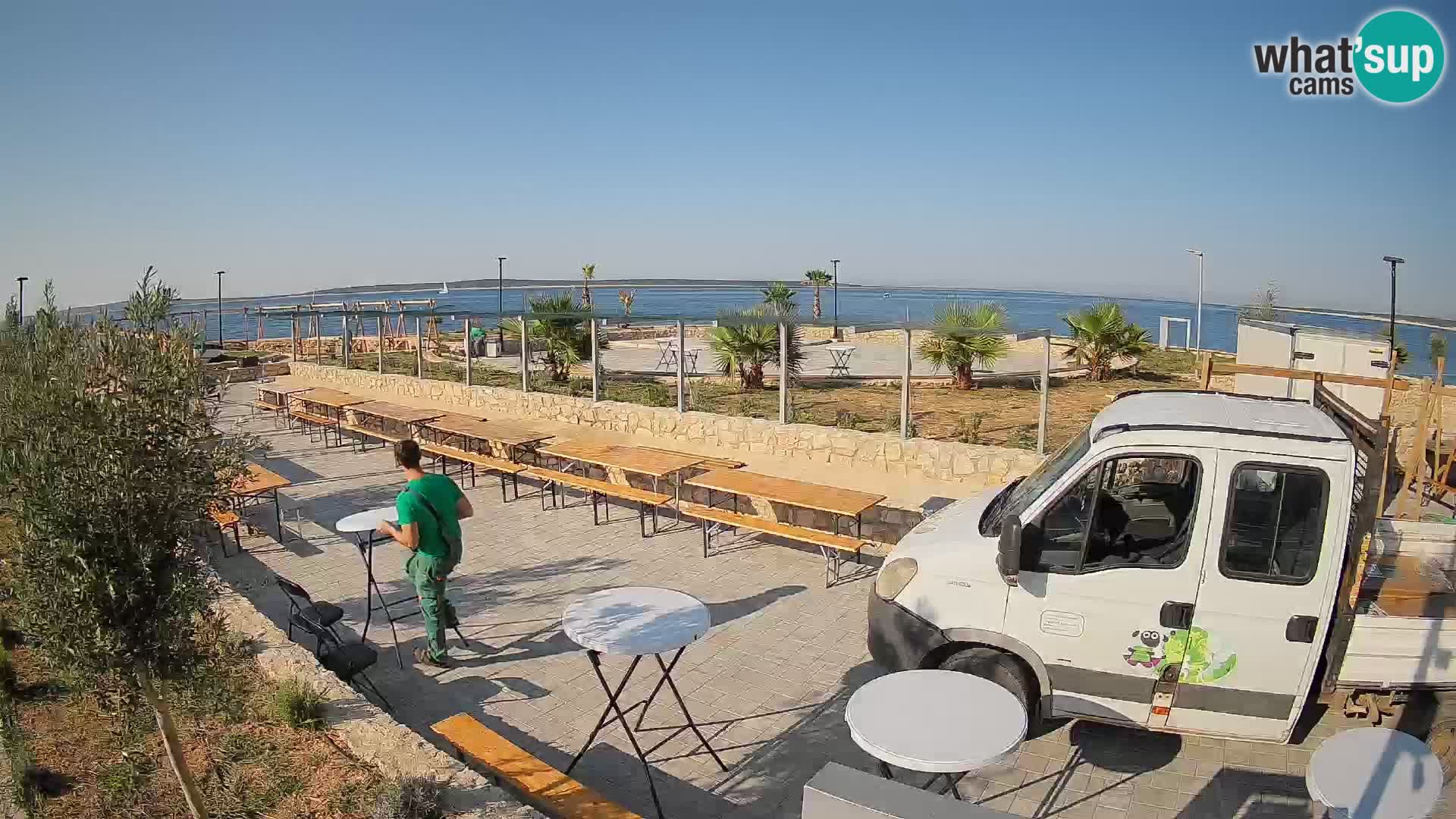 Mandre Summer Stage Webcam – Velika điga | Pag Island