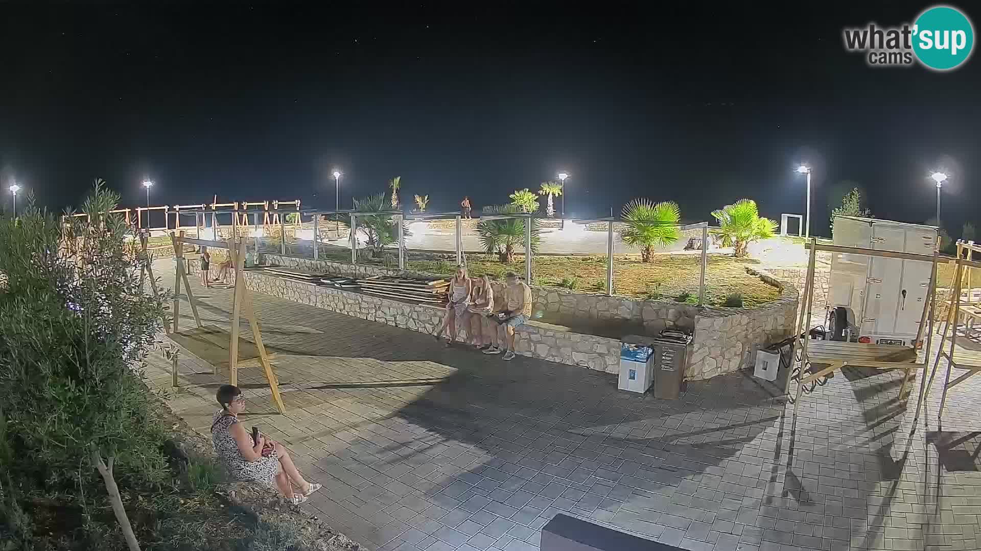 Mandre Summer Stage Webcam – Velika điga | Pag Island