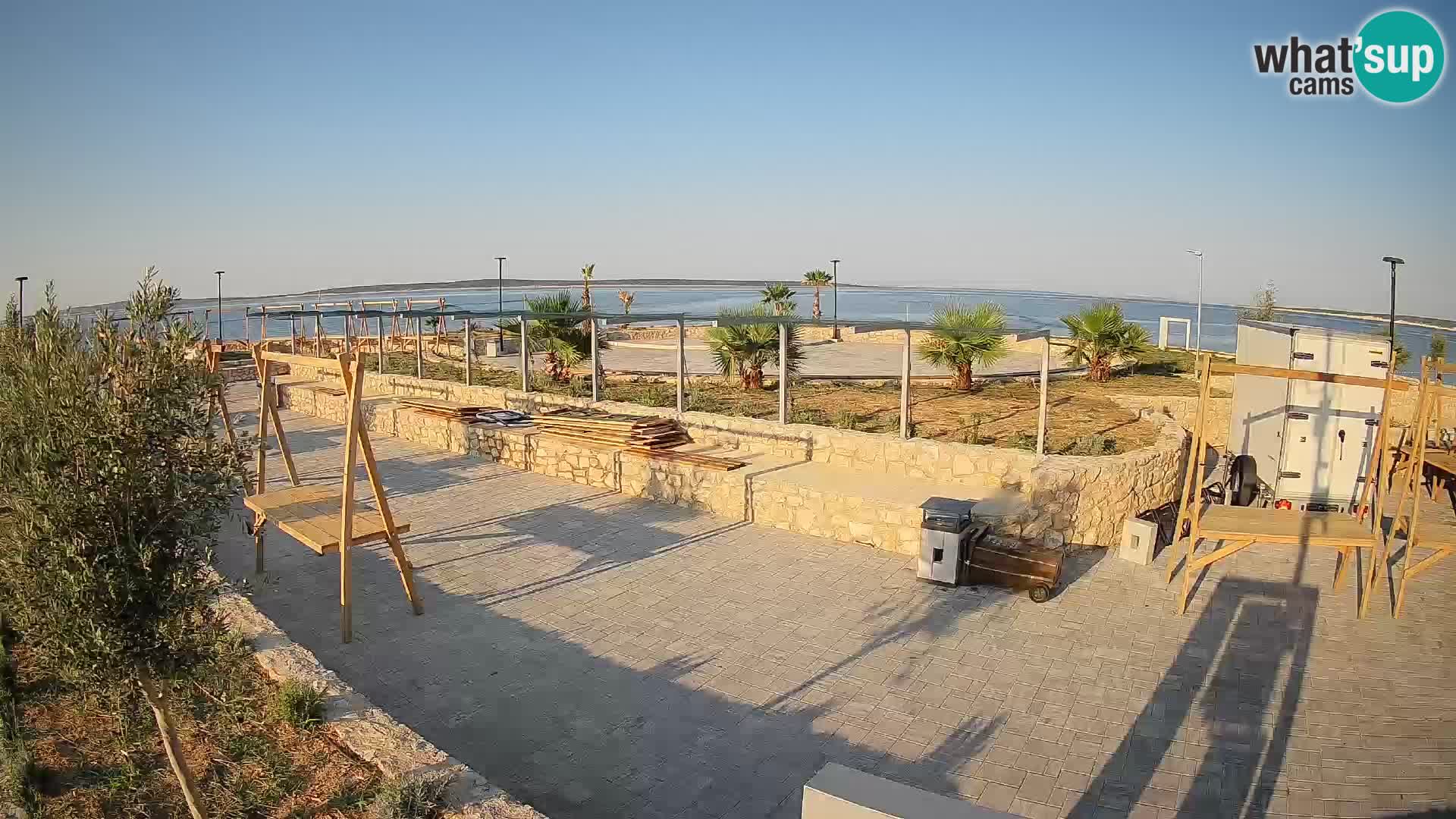 Webcam Mandre – Scène estivale Velika điga | Île de Pag