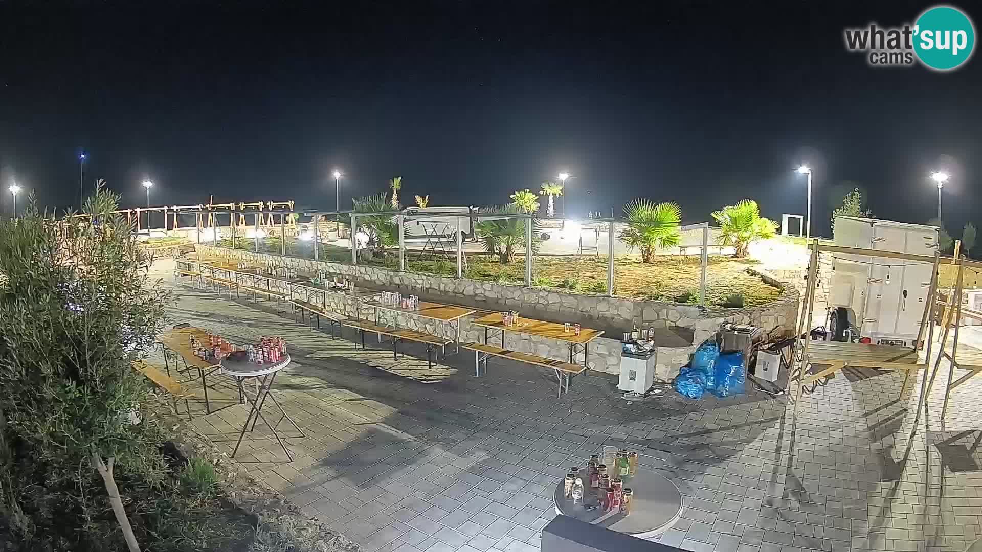 Webcam Mandre – Palco estivo Velika điga | Isola di Pag