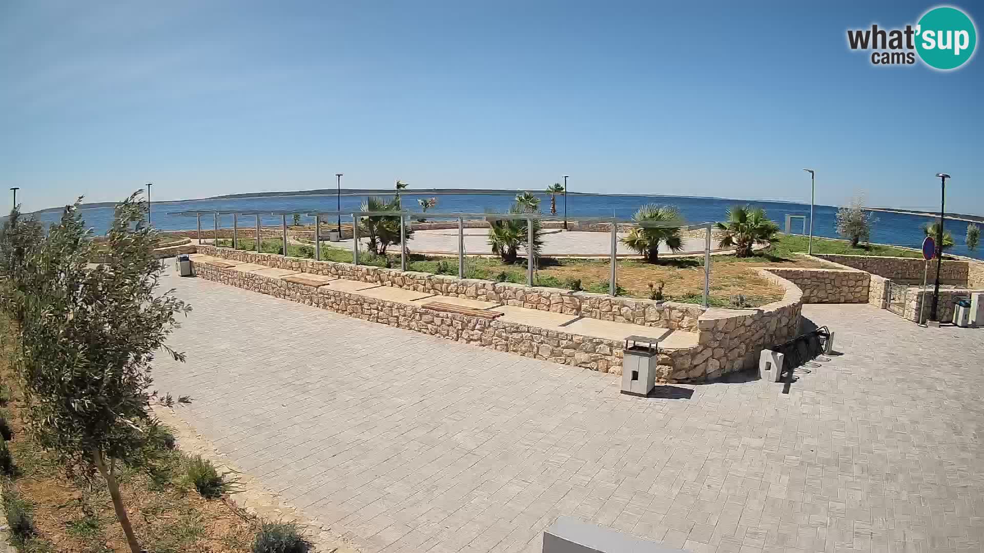 Mandre Summer Stage Webcam – Velika điga | Pag Island