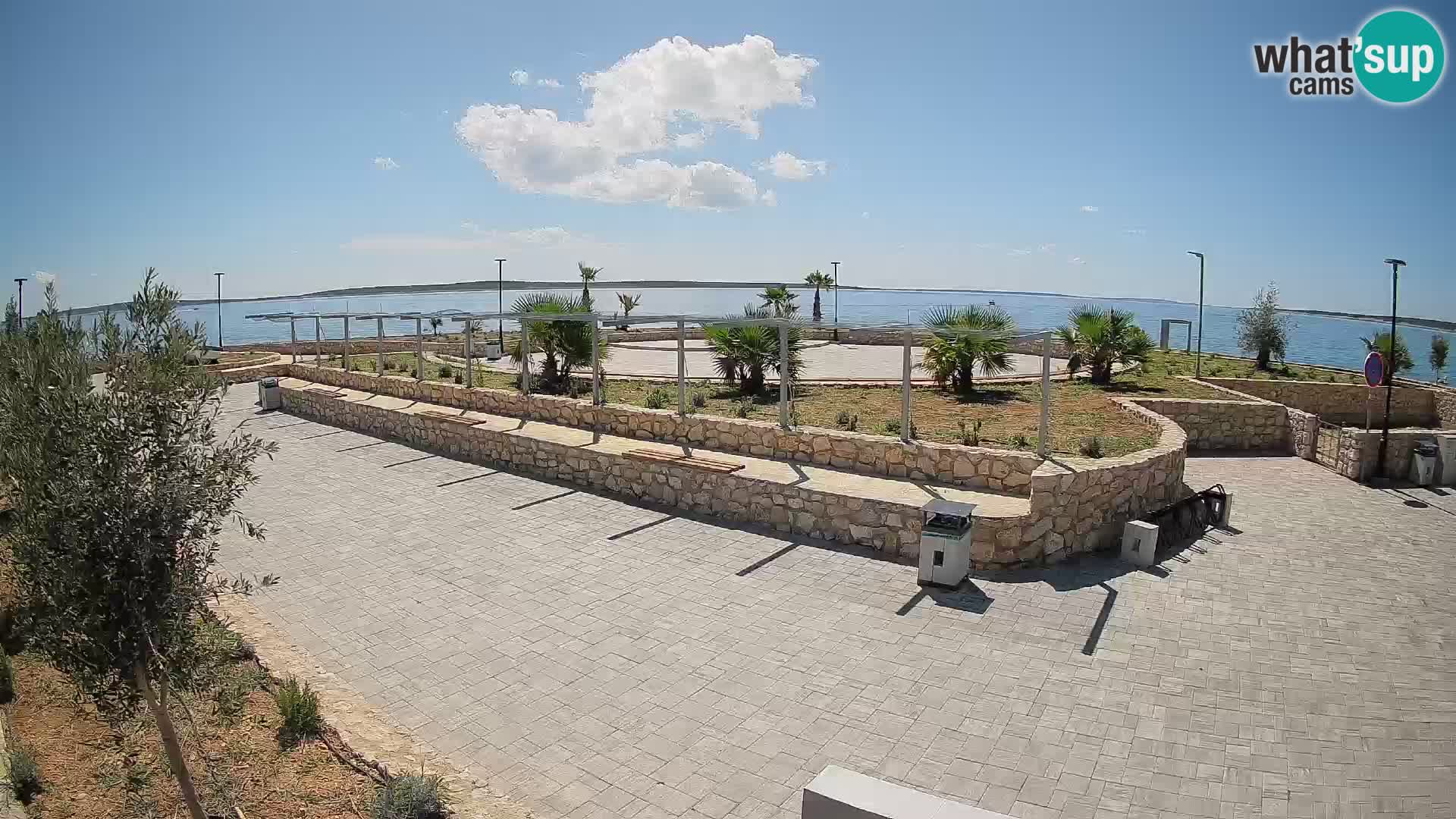 Webcam Mandre – Escenario de verano Velika điga | Isla de Pag