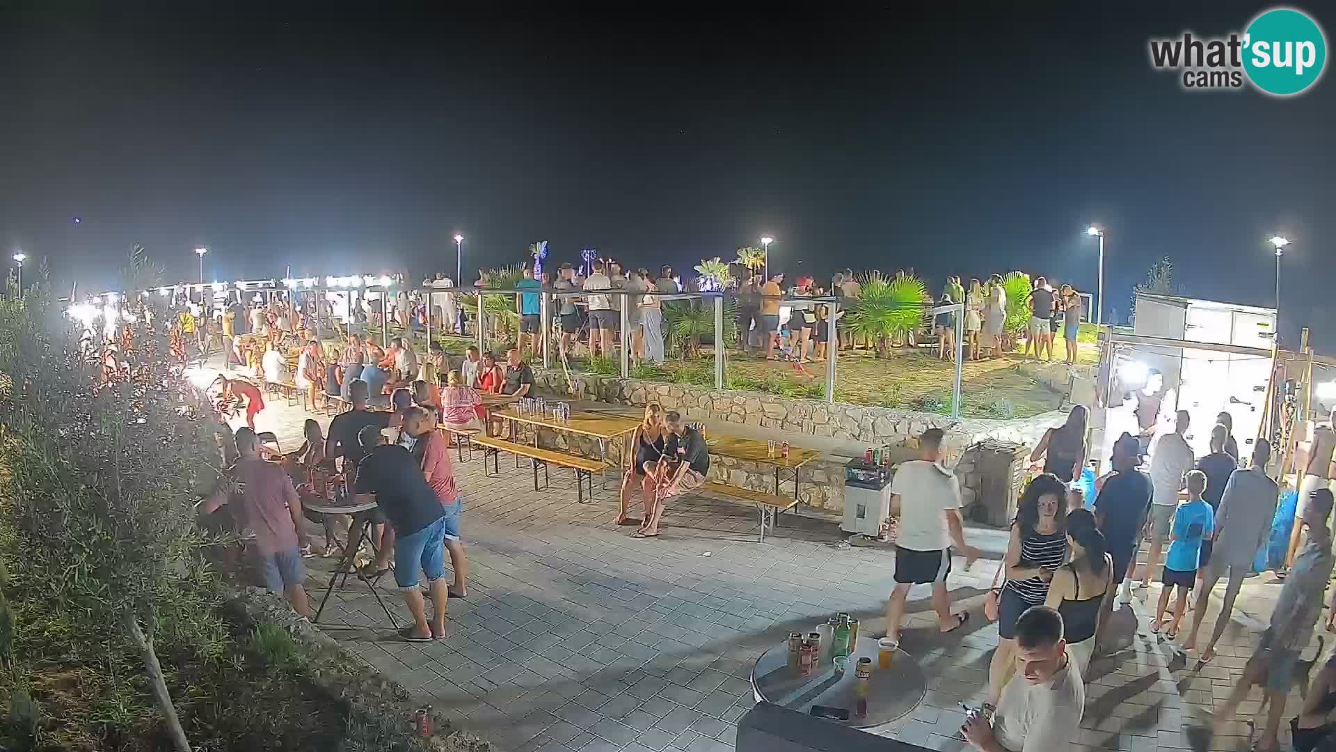 Webcam Mandre – Scène estivale Velika điga | Île de Pag