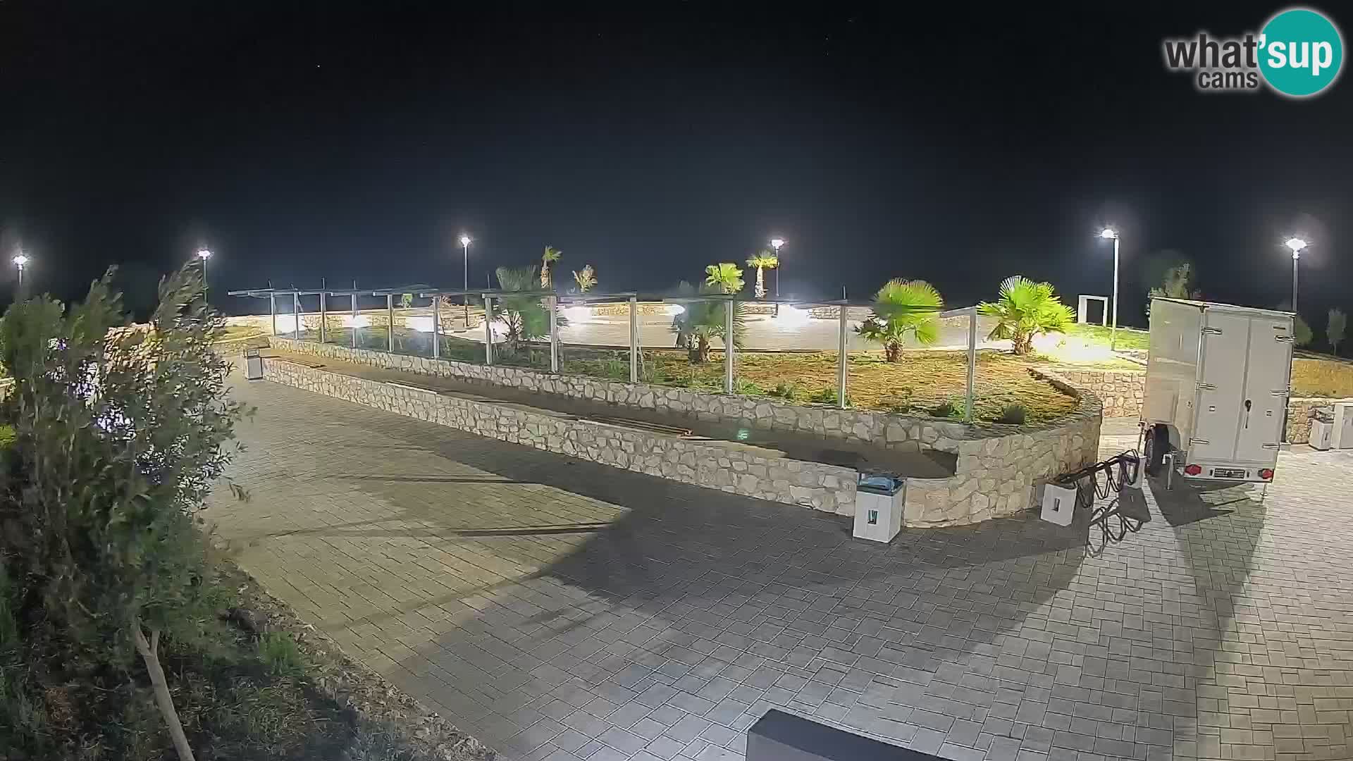 Webcam Mandre – Escenario de verano Velika điga | Isla de Pag