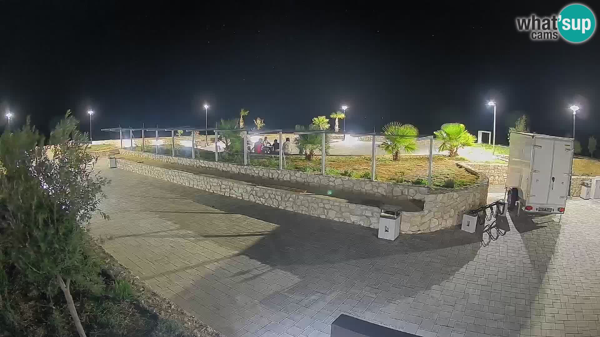 Mandre Summer Stage Webcam – Velika điga | Pag Island