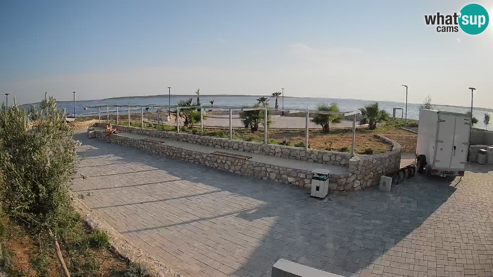 Webcam Mandre – Escenario de verano Velika điga | Isla de Pag