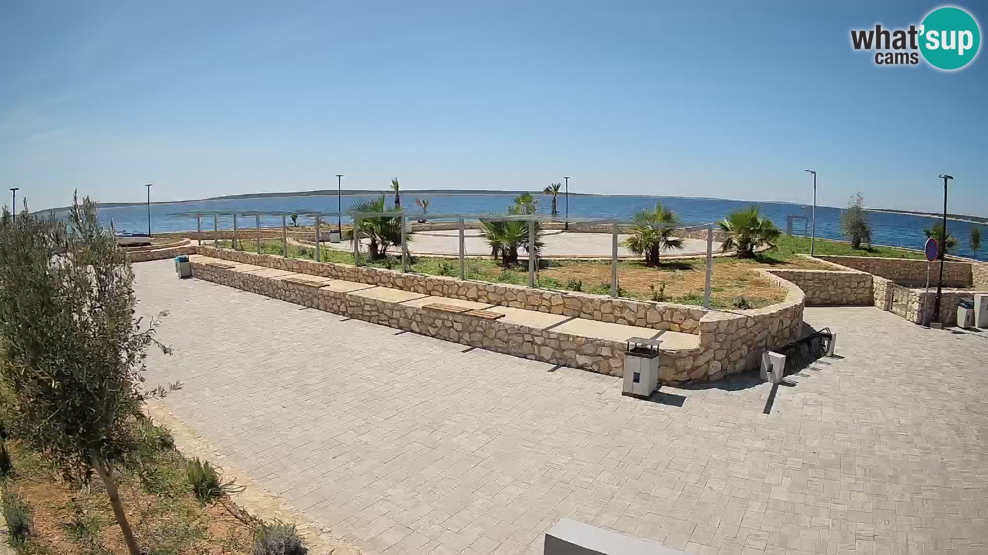 Mandre Summer Stage Webcam – Velika điga | Pag Island