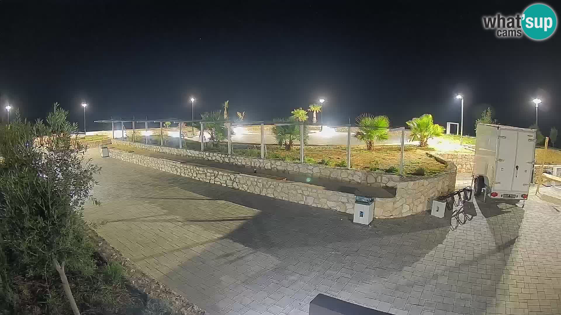 Webcam Mandre – Scène estivale Velika điga | Île de Pag